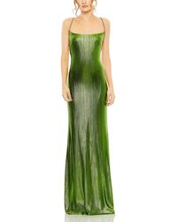 Mac Duggal - Metallic Corset Back Column Gown - Lyst