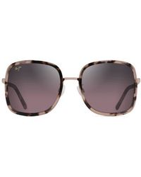 Maui Jim - Pua 55Mm Polarized Square Sunglasses - Lyst