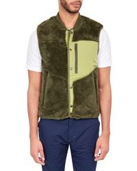 Brooklyn Brigade - Solid Fuzzy Vest - Lyst