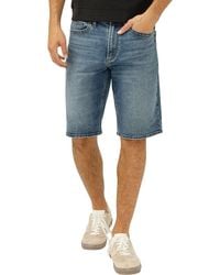 Silver Jeans Co. - Zac Relaxed Fit Denim Shorts - Lyst