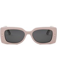 Dior - 'pacific S1u 53mm Rectangular Sunglasses - Lyst