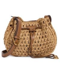 Rag & Bone - River Raffia Crossbody Bag - Lyst