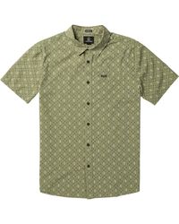 Volcom - Stone Mash Short Sleeve Button-up Shirt - Lyst