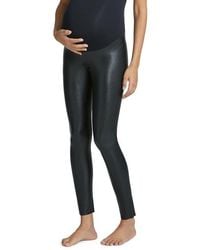 Commando - Over The Bump Faux Leather Maternity Leggings - Lyst