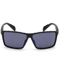adidas - 63Mm Rectangular Sunglasses - Lyst