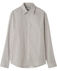 Tiger Of Sweden - Lowan Slim Fit Stripe Cotton Button-up Shirt - Lyst