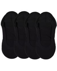 Memoi - Assorted 4-Pack Cushioned Liner Socks - Lyst