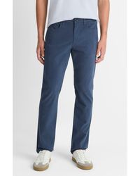 Vince - Dylan Slim Fit Peached Stretch Cotton Pants - Lyst