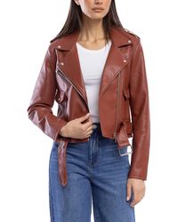 Blank NYC - Faux Leather Moto Jacket - Lyst