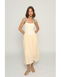 Central Park West - Basque Waist Bodycon Dress - Lyst