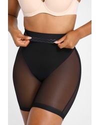 Shapellx - Mesh Smooth Tummy Control Butt-Lifting Shorts - Lyst