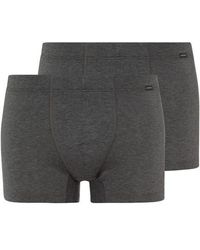 Hanro - Cotton Essentials 2-Pack Cotton Boxer Briefs With Covered Waistband - Lyst