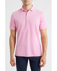 Johnnie-o - Clegg Solid Piqué Performance Golf Polo - Lyst
