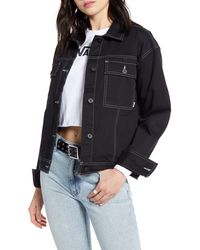 vans black jean jacket