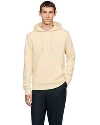 Sandro - Heart Patch Hooded Sweatshirt - Lyst