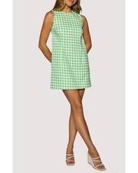 Lost + Wander - Willow Breeze Gingham Minidress - Lyst