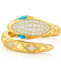 Donatello Gian - Tone Snake Ring - Lyst