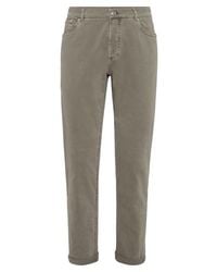 Brunello Cucinelli - Lightweight Denim Trousers - Lyst
