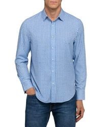Brooklyn Brigade - Faded Dot Print Woven Long Sleeve Basic - Lyst