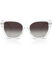 Swarovski - 56Mm Gradient Irregular Sunglasses - Lyst