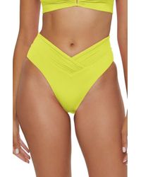 Becca - Color Code High Waist Bikini Bottoms - Lyst