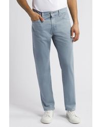 AG Jeans - Everett Sueded Stretch Sateen Slim Straight Leg Pants - Lyst