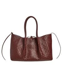Bottega Veneta - Leather & Suede Reversible Tote - Lyst