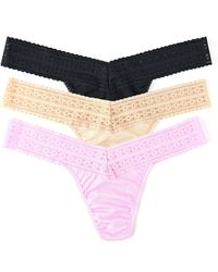 Hanky Panky - Dreamease Assorted 3-pack Low Rise Thongs - Lyst