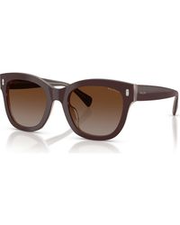 Ralph - Ra5301U 52Mm Polarized Oval Sunglasses - Lyst
