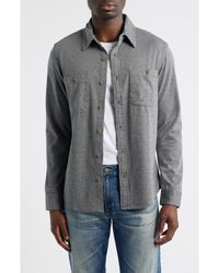 AG Jeans - Wayne Twill Button-Up Work Shirt - Lyst