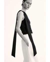 H&M - Draped One-Shoulder Top - Lyst