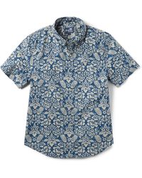 Reyn Spooner - Oahu Harvest Tailored Fit Print Short Sleeve Button-down Shirt - Lyst