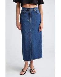 Loulou Studio - Rona Denim Maxi Skirt - Lyst