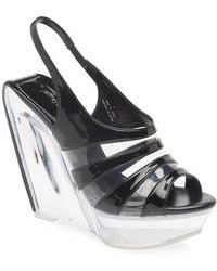 Jeffrey Campbell - Slo Mo Slingback Platform Wedge Sandal - Lyst