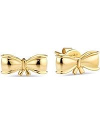 DEVATA - Bow Stud Earrings - Lyst
