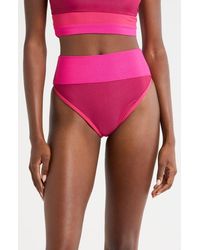 Beach Riot - Colorblock Ribbed Bikini Bottoms - Lyst