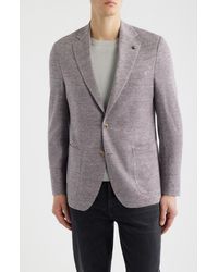 Jack Victor - Hartford Mélange Knit Linen & Wool Blend Sport Coat - Lyst