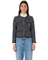 Gerard Darel - Naya Cropped Tweed Bouclé Jacket - Lyst