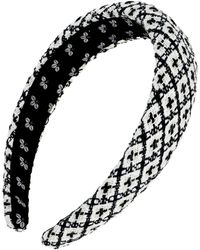 L. Erickson - Claret Tweed Padded Headband - Lyst