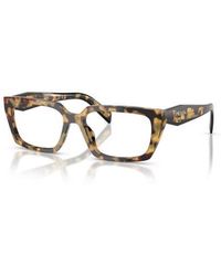 Prada - 55Mm Rectangle Optical Glasses - Lyst
