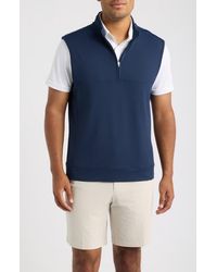 G/FORE - Brushed Back Quarter Zip Tech Vest - Lyst