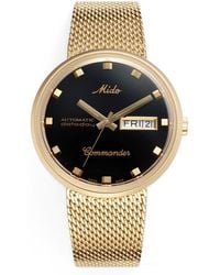 MIDO - Commander Automatic Mesh Strap Watch, 37Mm - Lyst