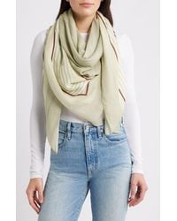 Rag & Bone - Pinstripe Square Scarf - Lyst