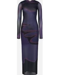 Saemdi - Maxi Mesh Dress - Lyst