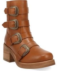 Dingo - Topanga Buckle Strap Bootie - Lyst