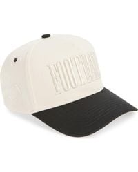 KenzKustomz - Football Canvas Snapback Baseball Cap - Lyst