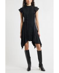 Chelsea28 - Pintuck Shark Bite Hem Dress - Lyst