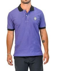 Maceoo - Mozartspecktip Stretch Nylon Polo - Lyst