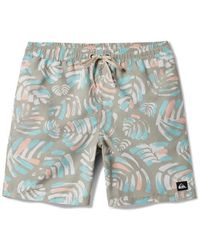 Quiksilver - Everyday Mix Volley Swim Trunks - Lyst