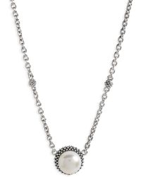 Lagos - Luna Freshwater Pearl Pendant Necklace - Lyst